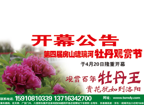 第四屆房山琉璃河牡丹觀賞節(jié)組委會(huì)